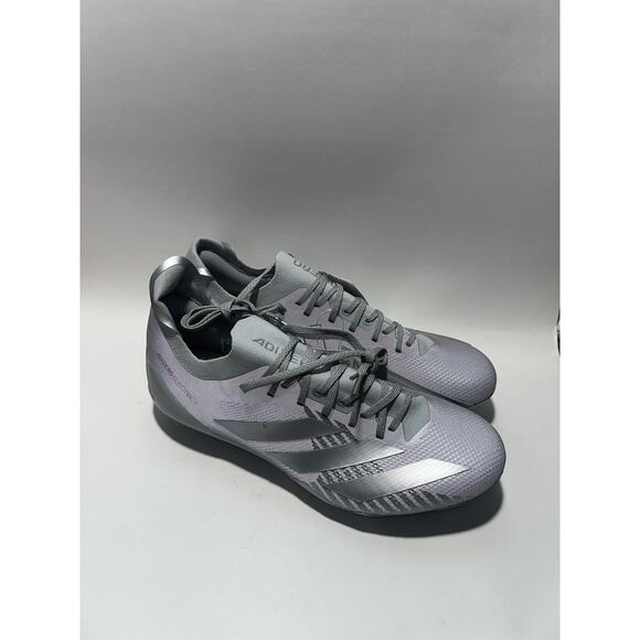 Adidas Adizero Electric+ 2 Silver Metallic IH5978 Football Cleat Size 12 main image 6